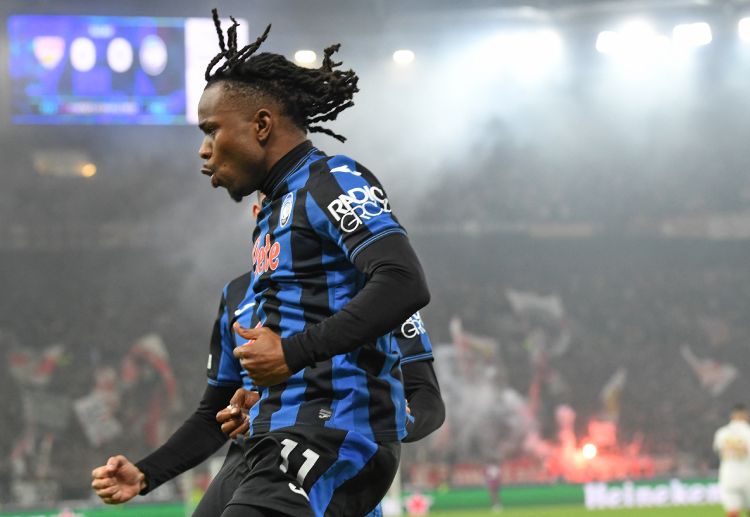 Ademola Lookman scored in Atalanta's Serie A win against AC Milan