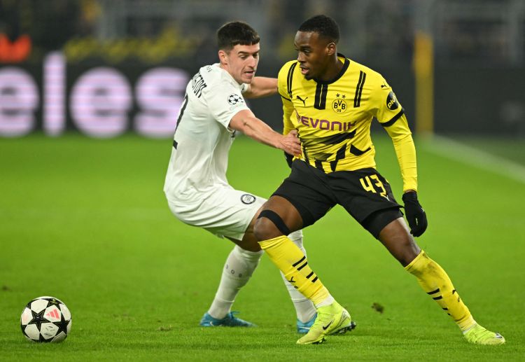 Jamie Bynoe-Gittens scored in Borussia Dortmund's game before coming to their Champions League match against Barcelona