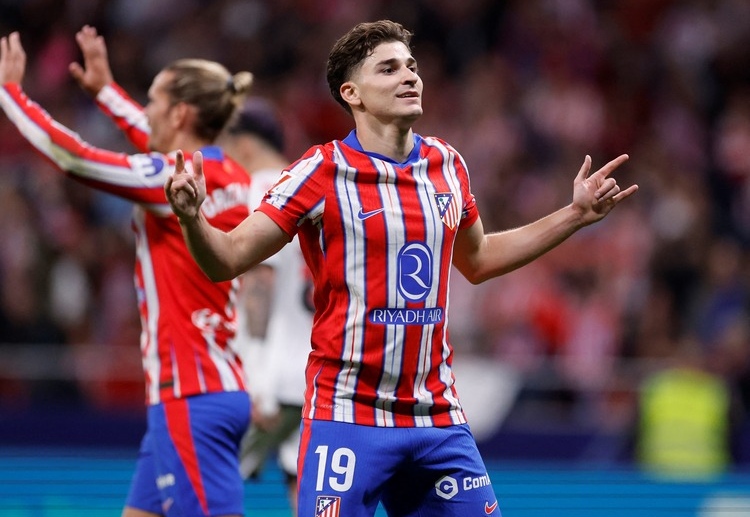 Julian Alvarez is out in upcoming La Liga match between Atletico Madrid and Sociedad due to suspension