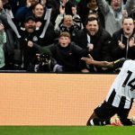 알렉산더 이삭은 22골로 현재 프리미어리그 다득점 2위에 올라 있다