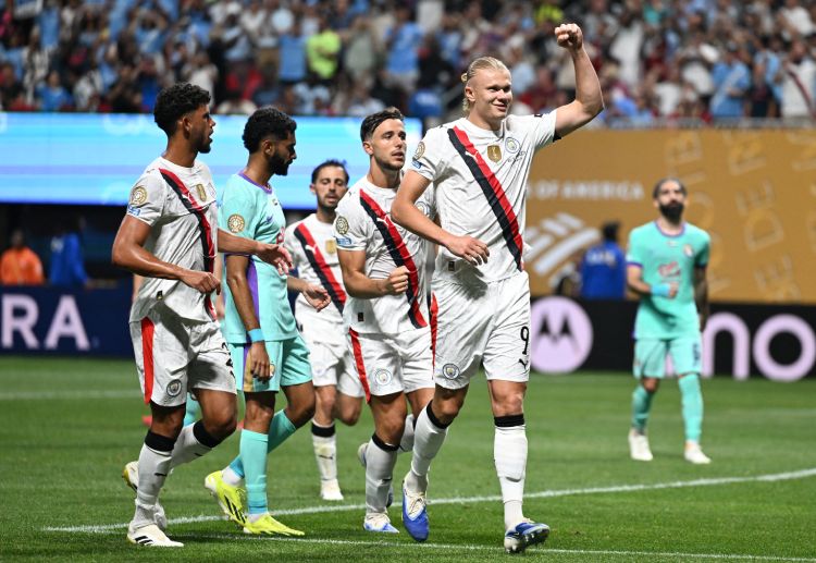 世俱杯 哈兰德点射得手,收获世俱杯首球。