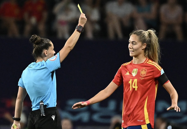 欧锦赛 西班牙防线受损,莱娅·阿莱伊桑德里因黄牌停赛。