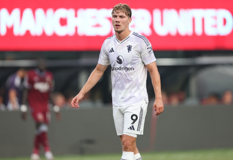 Rasmus Hojlund could lead Man United’s frontline versus Everton in the Premier League Summer Series