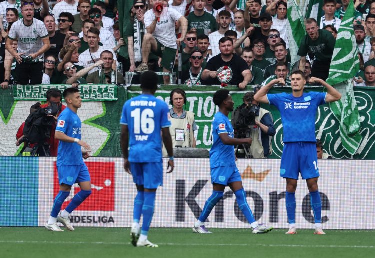 Bayer Leverkusen’s Patrik Schick netted an early goal in a thrilling 3–3 Bundesliga draw against Werder Bremen