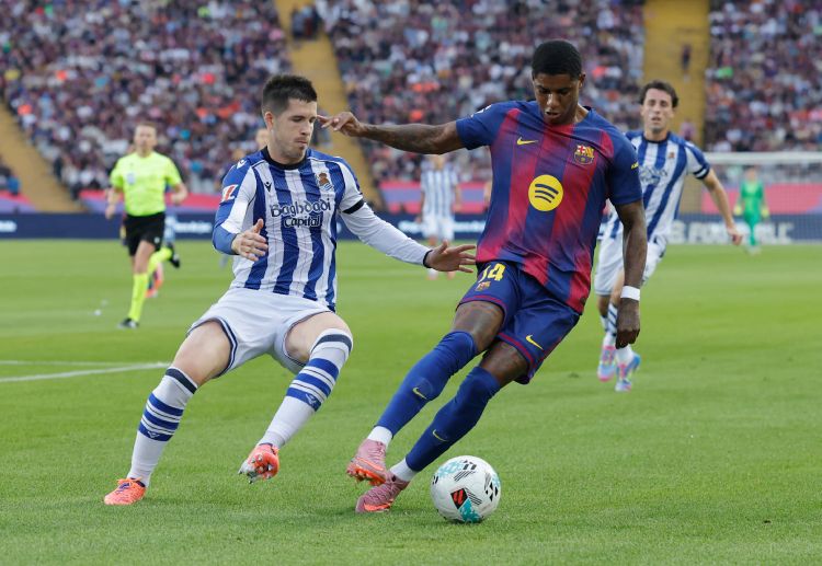La Liga: Marcus Rashford made one assist in Barcelona's 2-1 win over Real Sociedad