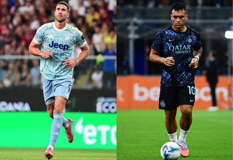 Dusan Vlahović and Lautaro Martínez primed to light up Turin in Saturday's Serie A heavyweight bout