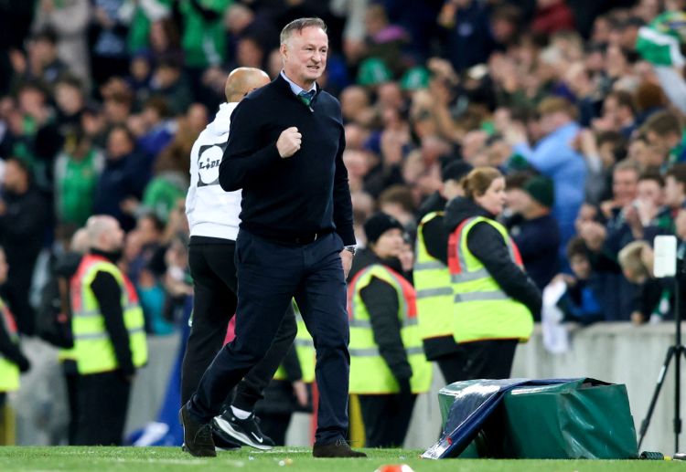 世界杯预选赛 北爱尔兰主帅迈克尔·奥尼尔寄望能在自己执教的100场国际比赛纪念日上带领球队挑战强敌德国，创造奇迹。