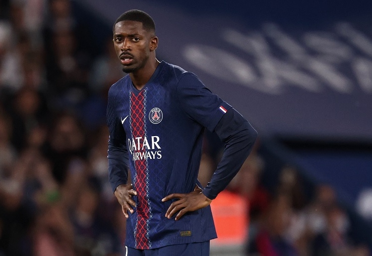 欧冠联赛 由于腿筋伤势，登贝莱预计将继续作壁上观。