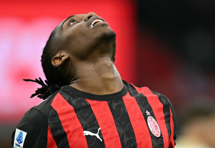 Rafael Leão faces the prospect of sitting out Sunday night's Serie A clash with Roma