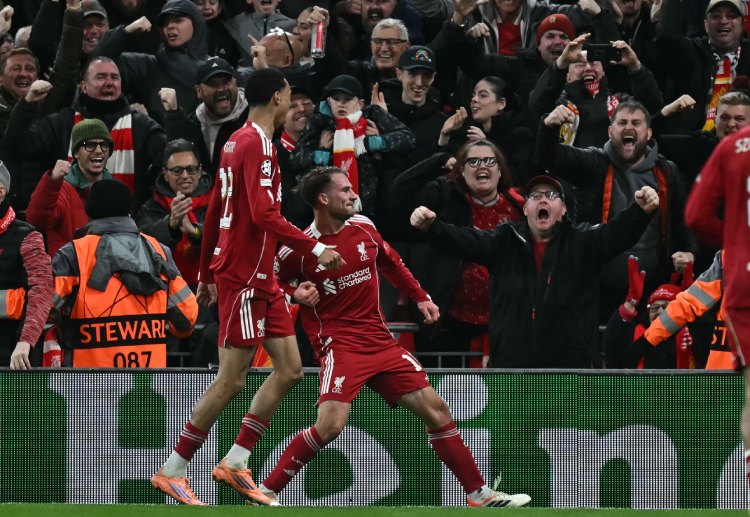 Alexis Mac Allister nods Liverpool ahead against Real Madrid in the Champions League