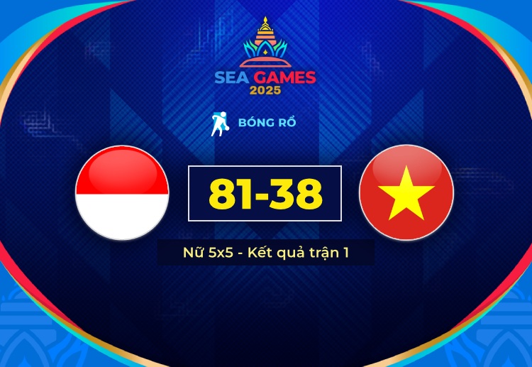 SEA Games: Nữ Việt Nam lép vế hoàn toàn trước nữ Indonesia