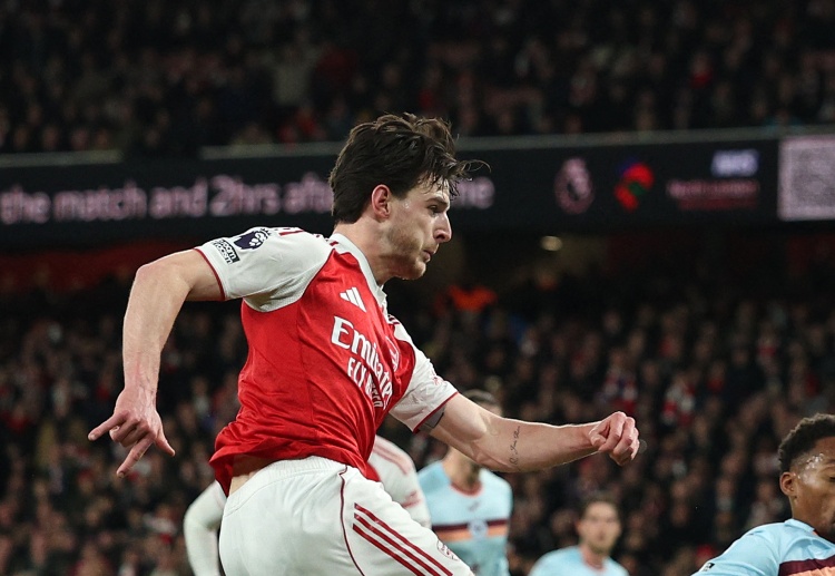 英超联赛 赖斯预计将在本周末重返阿森纳阵容。