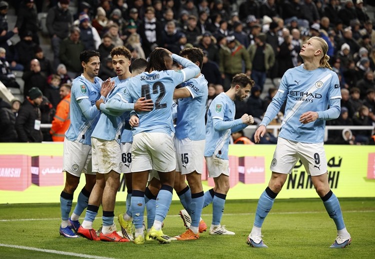 Statistik Manchester City di EFL Cup