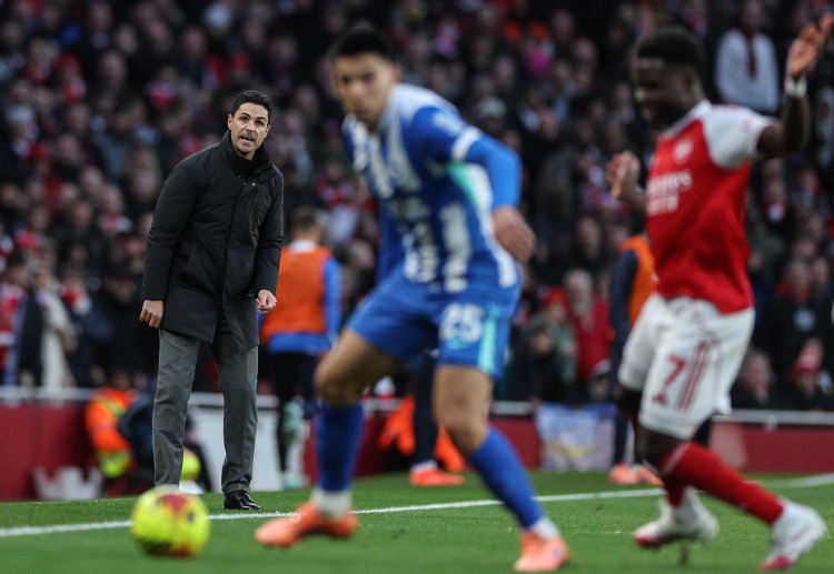 Mikel Arteta's Arsenal side hold a four-point lead at the Premier League summit