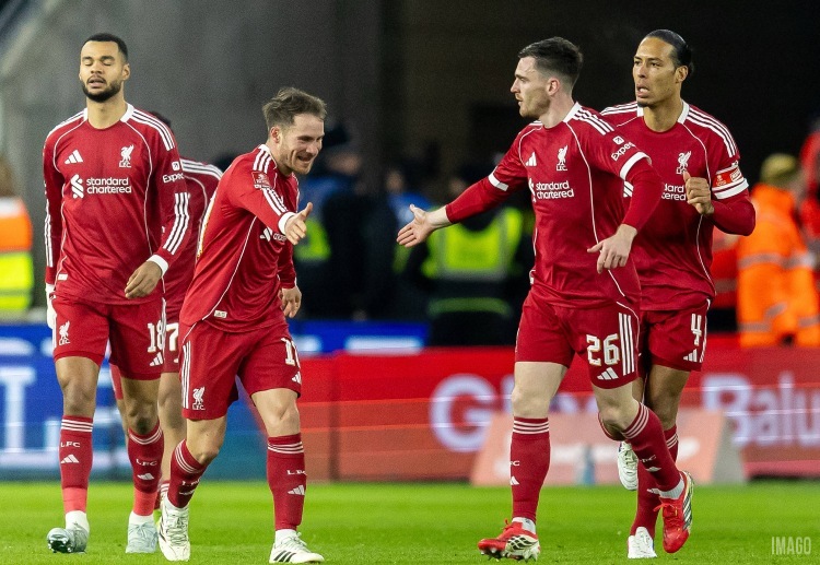 Andrew Robertson cetak gol di ajang Piala FA