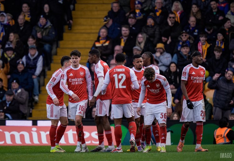 Arsenal secured a 1-2 victory over Mansfield Town in their FA Cup match