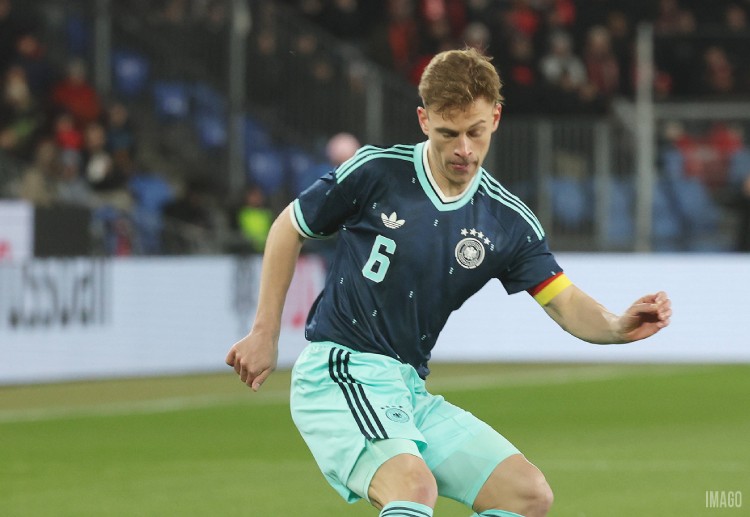 国际友谊赛 约书亚·基米希若上场，将成为德国国家队历史上出场次数追平克林斯曼的球员。