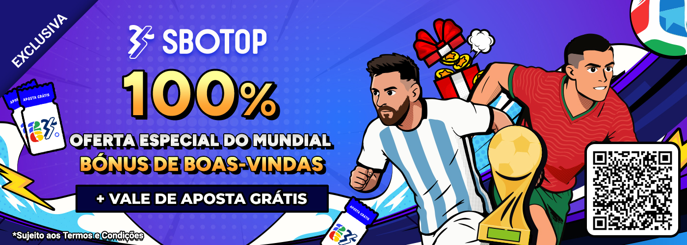 Bônus de Boas-Vindas Especial da Copa do Mundo de 100%
