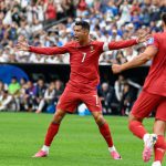 Cristiano Ronaldo cetak gol di pertandingan Piala Dunia 2026
