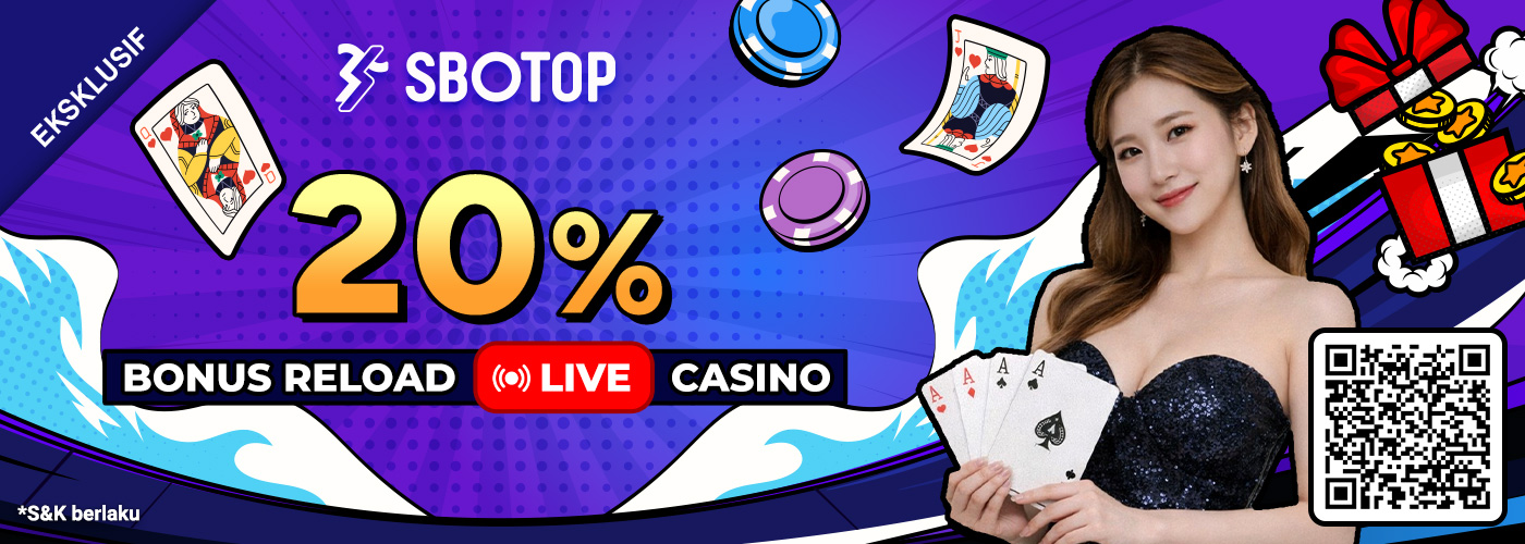 20% Bonus Reload Live Casino