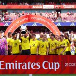 Borussia Dortmund lift their first-ever Emirates Cup trophy